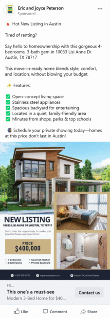 Kopa Real Estate ad creative mockup 2